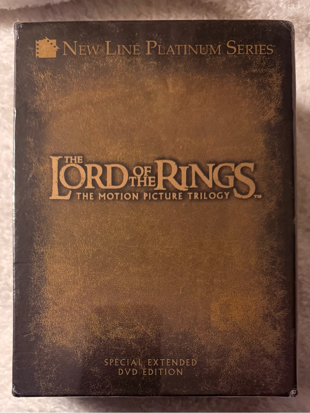 New Line Platinum Series The Lord of the Rings Trilogy - Brown DVD Box Set